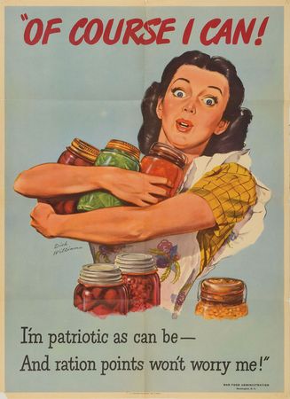 Lot #497  World War II Posters: Food - Image 1