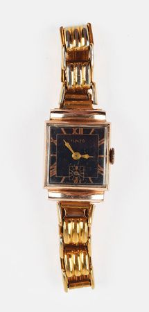 Lot #792 Flato Watch Presented by Mervyn LeRoy: Handsome Flato watch presented by Mervyn LeRoy - Image 1