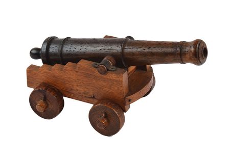 Lot #399 USS Constitution: Elaborate oak cannon made from the hull of 'Old Ironsides' - Image 1