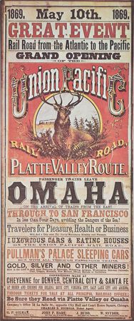 Lot #297 Transcontinental Railroad: Wonderful early history of the Union Pacific Railway - Image 1