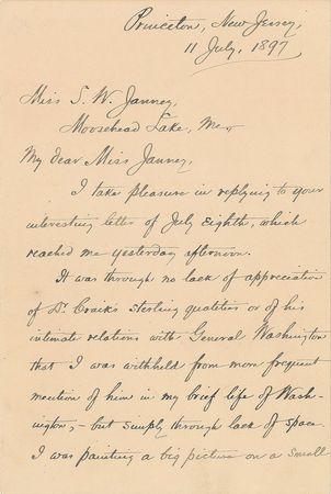 Lot #58 Woodrow Wilson: 