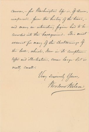 Lot #58 Woodrow Wilson: 