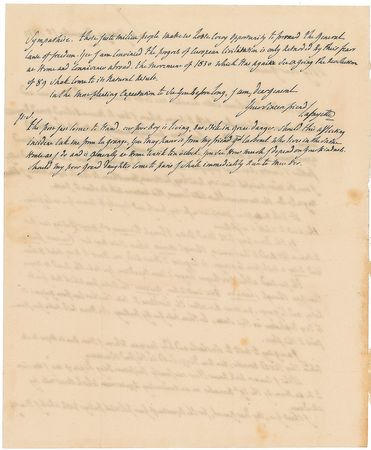 Lot #402 Marquis de Lafayette Archive of (18) Items: Extensive archive revealing the Marquis de Lafayette's thoughts on the military, politics, and change in France - Image 2