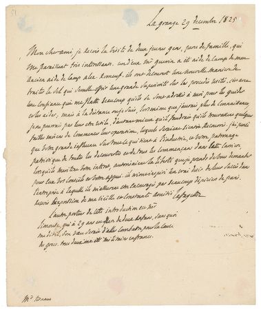 Lot #402 Marquis de Lafayette Archive of (18) Items: Extensive archive revealing the Marquis de Lafayette's thoughts on the military, politics, and change in France - Image 3