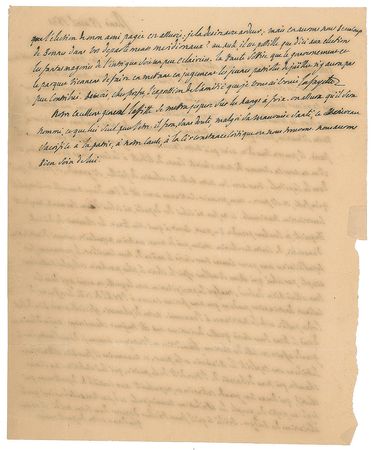 Lot #402 Marquis de Lafayette Archive of (18) Items: Extensive archive revealing the Marquis de Lafayette's thoughts on the military, politics, and change in France - Image 7