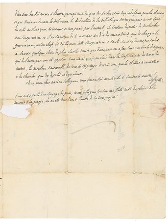 Lot #402 Marquis de Lafayette Archive of (18) Items: Extensive archive revealing the Marquis de Lafayette's thoughts on the military, politics, and change in France - Image 11