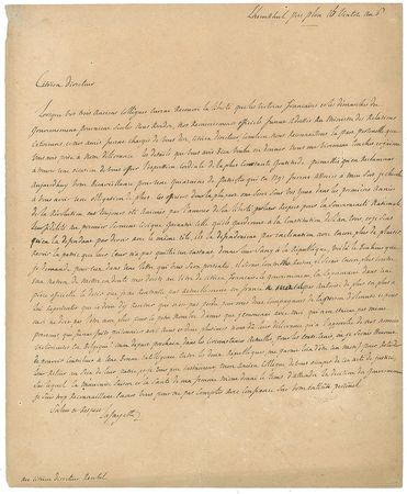 Lot #402 Marquis de Lafayette Archive of (18) Items: Extensive archive revealing the Marquis de Lafayette's thoughts on the military, politics, and change in France - Image 21