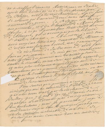 Lot #402 Marquis de Lafayette Archive of (18) Items: Extensive archive revealing the Marquis de Lafayette's thoughts on the military, politics, and change in France - Image 25