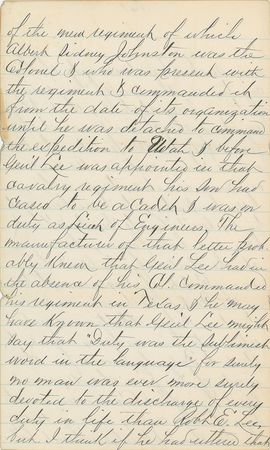 Lot #403 Jefferson Davis: The Confederate president defends his commander: 