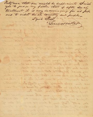 Lot #295 Shawnee and Delaware Indians: Remarkable collection of letters directed to the Superintendent of Indian Affairs in the 1820s, revealing the various hardships suffered by the Shawnee and Delaware Tribes - Image 2