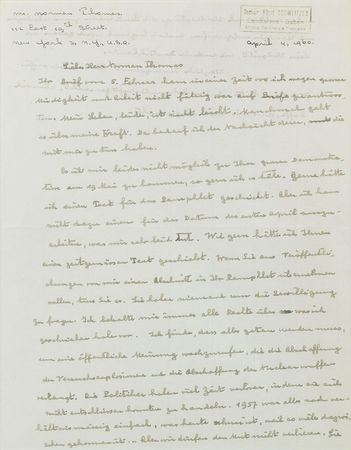 Lot #198 Albert Schweitzer: Schweitzer declines invitation to an antinuclear demonstration - Image 2