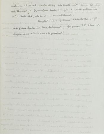 Lot #198 Albert Schweitzer: Schweitzer declines invitation to an antinuclear demonstration - Image 3