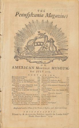 Lot #449 Thomas Paine Magazines - Image 1