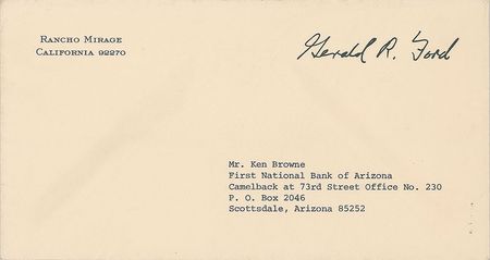 Lot #104 Gerald Ford: 