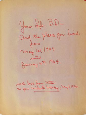 Lot #773 Bette Davis: Bette Davis's birthday gift to her daughter—a one-of-a-kind photo album of her first 19 years - Image 1