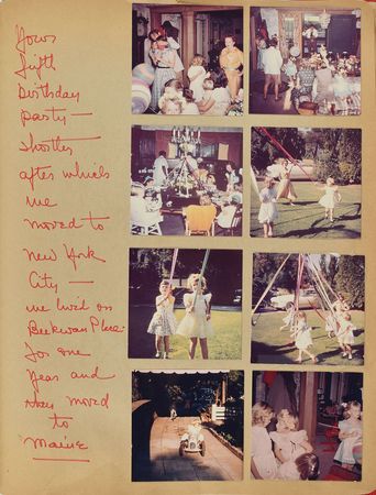 Lot #773 Bette Davis: Bette Davis's birthday gift to her daughter—a one-of-a-kind photo album of her first 19 years - Image 5