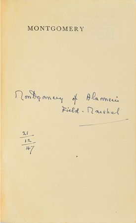 Lot #445 Montgomery of Alamein Book - Image 1
