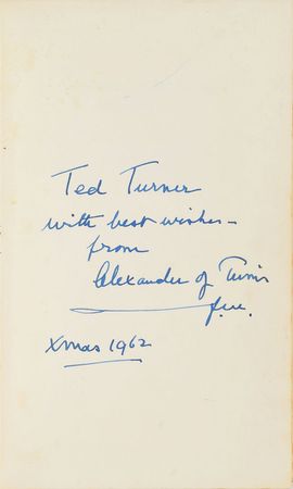 Lot #421 Harold Alexander of Tunis Book and Typed Letter Signed - Image 1