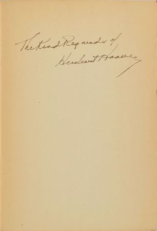 Lot #120 Herbert Hoover Book - Image 1
