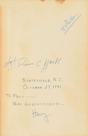 Lot #459 Sgt. Alvin C. York Book - Image 1