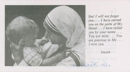 Lot #205 Mother Teresa Typed Letter Signed - Image 2