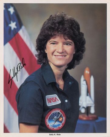 Lot #537 Sally Ride and Valentina Tereskhova Signed Photographs - Image 1