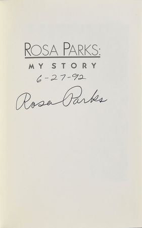 Lot #358 Rosa Parks Book - Image 1