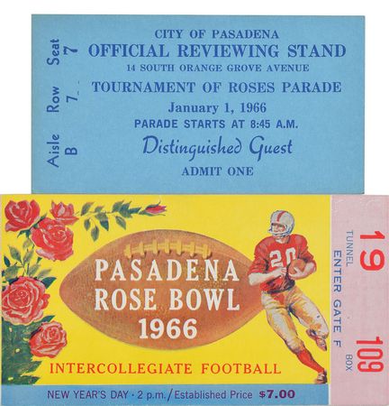 Lot #580 Walt Disney: Presiding over the 1966 Pasadena Rose Bowl Parade - Image 4