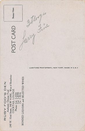 Lot #802 Three Stooges: Classic Stooges signatures of Moe, Larry, and Curly - Image 2