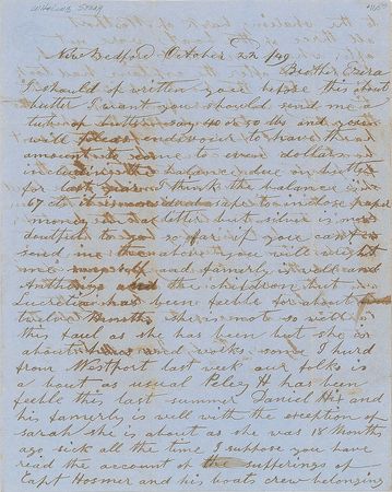 Lot #288 New Bedford Whaling: A tragic tale of an 1849 whaling trip out of New Bedford - Image 1