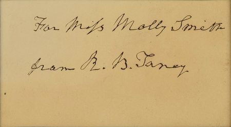 Lot #181 Roger B. Taney Signed Photograph - Image 2