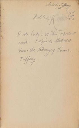 Lot #567 Louis C. Tiffany: From Louis C. Tiffany's personal library - Image 2