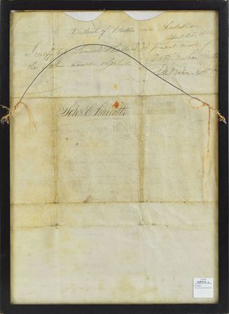 Lot #18 Andrew Jackson and Martin Van Buren Signed Document - Image 2