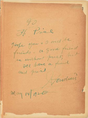 Lot #789 Harry Houdini: Presentation volumes of Conjurer's Monthly Magazine, edited by Houdini - Image 1