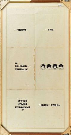 Lot #712 Beatles Poster - Image 2