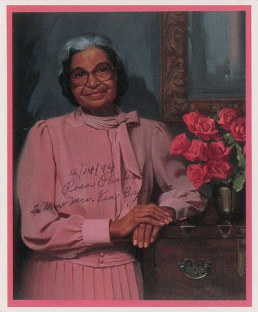 Lot #177 Rosa Parks Handwritten Letter Signed - Image 1