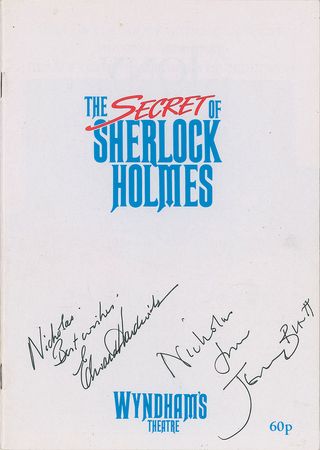 Lot #855 Sherlock Holmes: Brett and Hardwicke Program - Image 2
