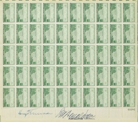 Lot #158 Harry S. Truman Stamps - Image 1
