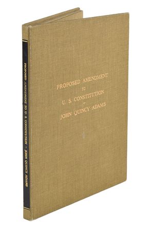 Lot #13 John Quincy Adams: 1844 Massachusetts Resolutions report from John Quincy Adams, seeking to postpone an amendment to the US Constitution - Image 2