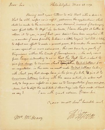 Lot #5 Thomas Jefferson: A murder of some friendly