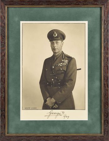 Lot #241 King George VI Signed Photograph - Image 1
