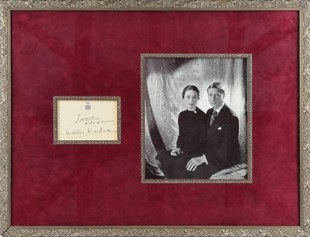 Lot #394 Duke and Duchess of Windsor Signatures - Image 1