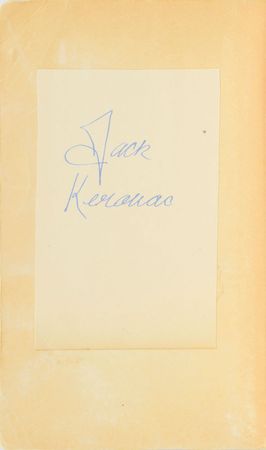 Lot #598 Jack Kerouac Signature - Image 1