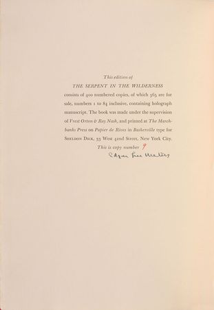 Lot #633 Edgar Lee Masters - Image 1