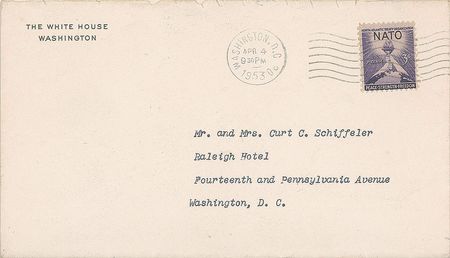 Lot #71 Dwight and Mamie Eisenhower Typed Letters Signed - Image 4