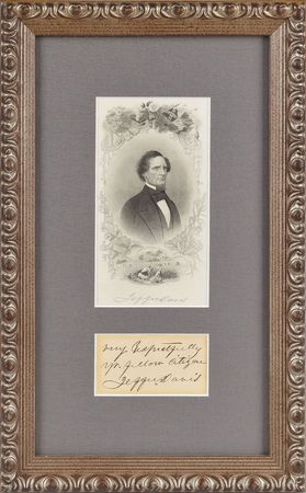 Lot #401 Jefferson Davis Signature - Image 1