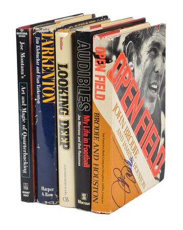 Lot #1002 Football Quarterbacks Books - Image 1