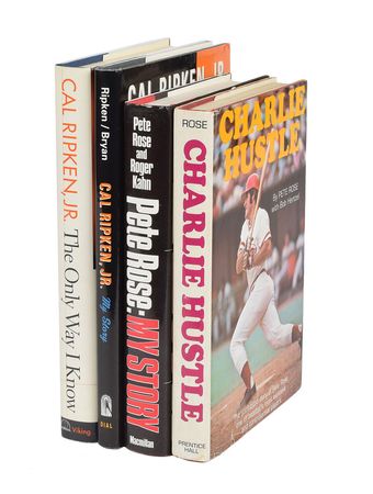 Lot #989  Baseball: Rose and Ripken - Image 1