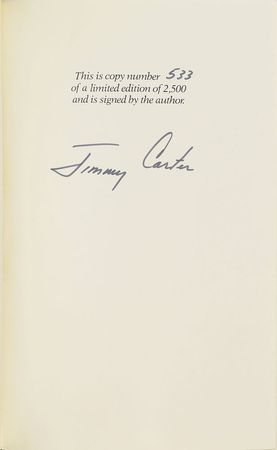 Lot #79 Jimmy Carter Signed Document - Image 5