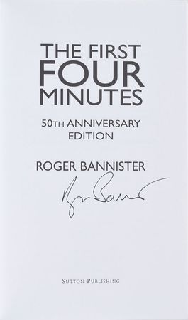 Lot #981 Roger Bannister Book - Image 1